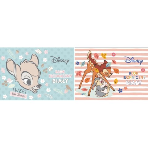 Blok techniczny Beniamin Bambi A4 biały 170g 20k [mm:] 295x210 Beniamin