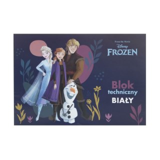 Blok techniczny Beniamin Frozen A4 biały 170g 20k [mm:] 295x210 Beniamin