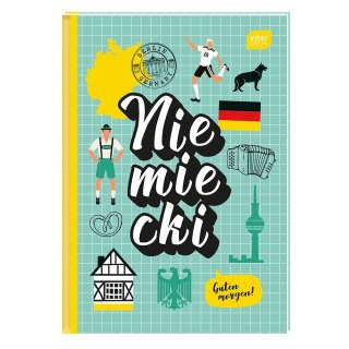 Brulion tematyczny Interdruk A5 80k. krata (BRA5NIE) Interdruk