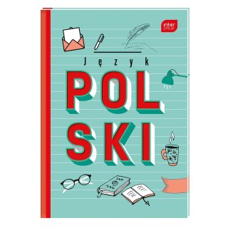 Brulion tematyczny Interdruk język polski A5 80k. 70g linia [mm:] 148x210 (BRA5POL) Interdruk
