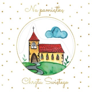 Kartka składana Henry chrzest kościółek (5907465665988) Henry