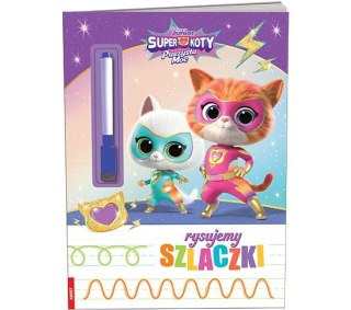 Książeczka edukacyjna Ameet Superkoty. Rysujemy Szlaczki (KSS 9114) Ameet