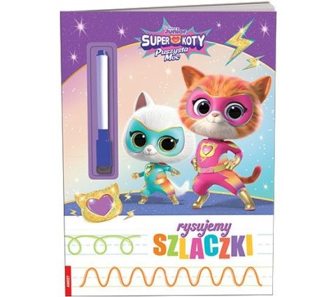 Książeczka edukacyjna Ameet Superkoty. Rysujemy Szlaczki (KSS 9114) Ameet Książeczka edukacyjna Ameet Superkoty. Rysujemy Szlaczki (KSS 9114) Ameet