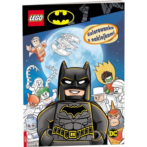 Książka dla dzieci Ameet LEGO? Batman Kolorowanka z naklejkami (NA-6450) Ameet