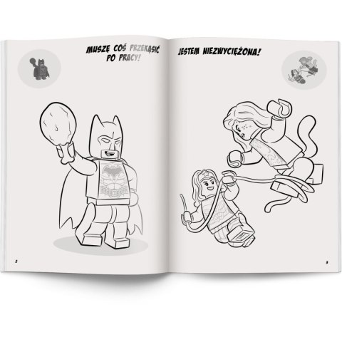 Książka dla dzieci Ameet LEGO? Batman Kolorowanka z naklejkami (NA-6450) Ameet