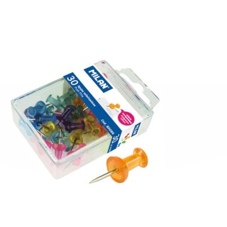 Pinezki Milan beczułki kolor: mix 30 szt (80086) Milan