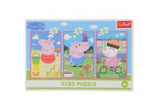 Puzzle Trefl Peppa Pig Siła przyjaźni 3x50 el. (34877) Trefl