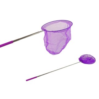 Siatka na motyle Lean Owady Składana Teleskopowa 85 cm Fioletowa (15099) Lean