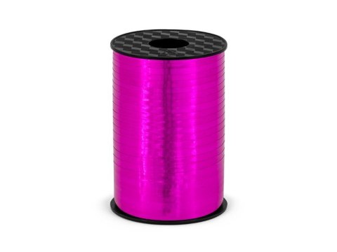 Wstążka Partydeco plastikowa 5x225 [mm x m] różowy (PRM5-006) Partydeco