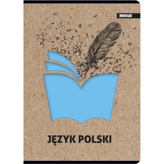 Zeszyt Beniamin Kraft Liner j.polski A5 5k. 70g linia [mm:] 147x209 (7518) Beniamin