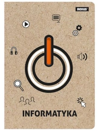 Zeszyt Rexus informatyka A5 58k. krata (5160) Rexus