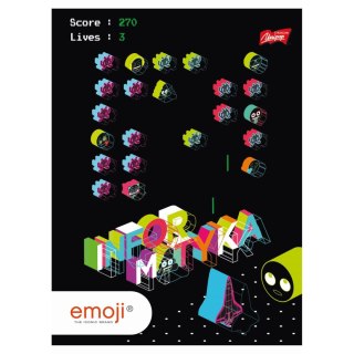 Zeszyt Unipap emoji INFORMATYKA A5 60k. krata Unipap