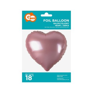 Balon foliowy Godan serce jasnoróżowy 18 cali 18cal (hs-s18jr) Godan
