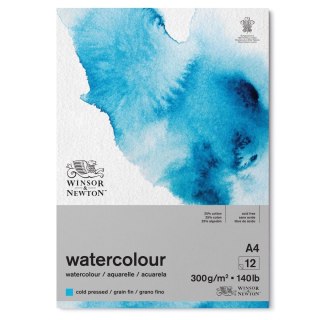 Blok artystyczny Winsor do akwareli A4 300g 12k [mm:] 210x297 (6667006) Winsor
