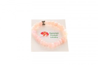 Bransoletka Mol bransoletka jadeit górski bryłka róż 6x10mm Mol
