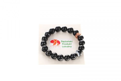 Bransoletka Mol bransoletka sardonyks 10mm Mol Bransoletka Mol bransoletka sardonyks 10mm Mol