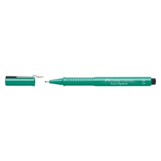 Cienkopis kreślarski Faber Castell Ecco Pigment zielony 0,5mm 1kol. (166563) Faber Castell