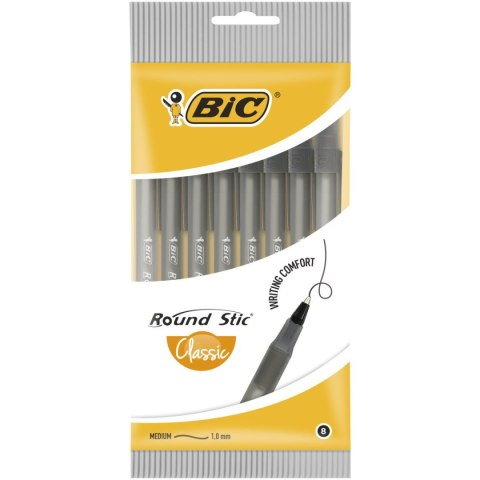 Długopis Bic Round Stic czarny 0,4mm (928498) Bic Długopis Bic Round Stic czarny 0,4mm (928498) Bic