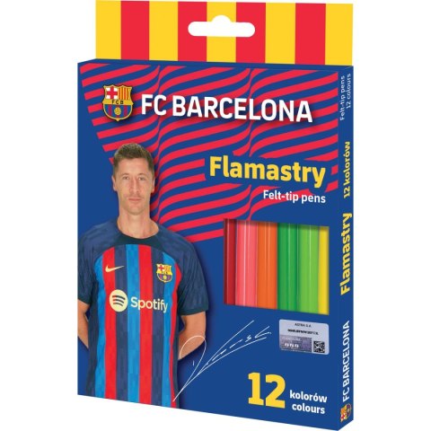 Flamaster Astra okrągłe FC Barcelona 12 kol. (314023050) Astra Flamaster Astra okrągłe FC Barcelona 12 kol. (314023050) Astra