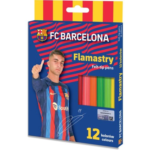 Flamaster Astra okrągłe FC Barcelona 12 kol. (314023050) Astra Flamaster Astra okrągłe FC Barcelona 12 kol. (314023050) Astra