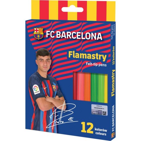 Flamaster Astra okrągłe FC Barcelona 12 kol. (314023050) Astra Flamaster Astra okrągłe FC Barcelona 12 kol. (314023050) Astra