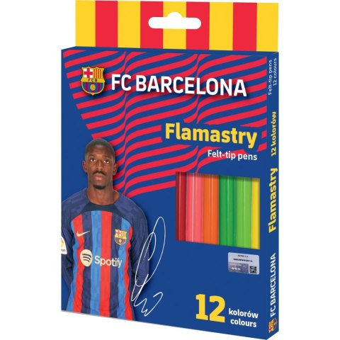 Flamaster Astra okrągłe FC Barcelona 12 kol. (314023050) Astra Flamaster Astra okrągłe FC Barcelona 12 kol. (314023050) Astra