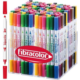 Flamaster Fibracolor dwustronny 144 kol. Fibracolor