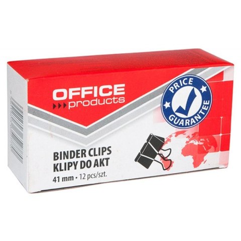 Klip Office Products 41mm czarny (18095119-05) Office Products Klip Office Products 41mm czarny (18095119-05) Office Products