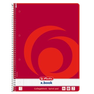 Kołozeszyt (kołobrulion) Herlitz X-BOOK 10834117 A4 80k. krata (400129767) Herlitz
