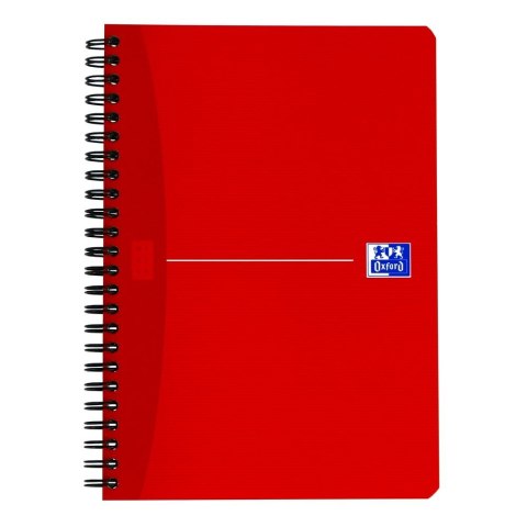 Kołozeszyt (kołobrulion) Oxford Essentials A5 90k. 90g krata [mm:] 148x210 (100102938) Oxford