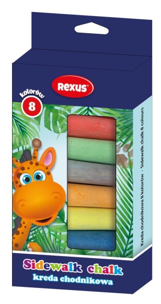Kreda chodnikowa Rexus mix 8 sztuk Rexus