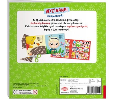 Książeczka edukacyjna Ameet Disney Maluch. Wycinanki niespodzianki (WYC 9202) Ameet