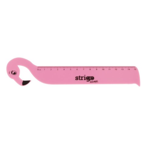 Linijka plastikowa Strigo 15 cm FLAMING 15cm (SSC360) Strigo Linijka plastikowa Strigo 15 cm FLAMING 15cm (SSC360) Strigo