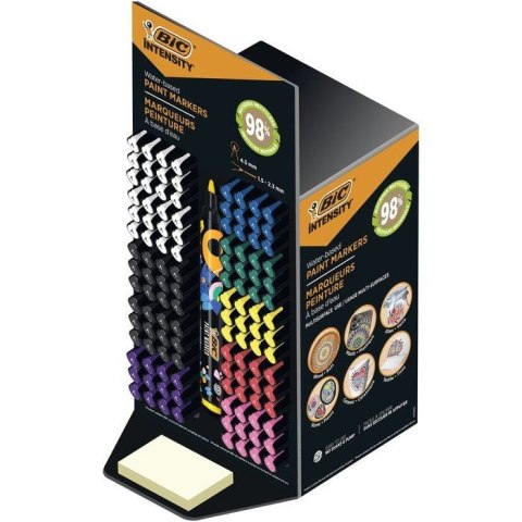 Marker permanentny Bic 120 szt mix 4,5mm stożkowa końcówka (529643) Bic Marker permanentny Bic 120 szt mix 4,5mm stożkowa końcówka (529643) Bic