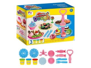 Masa plastyczna dla dzieci Bigtoys cukiernia mix (BPLA4202) Bigtoys