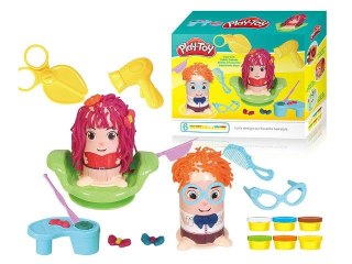 Masa plastyczna dla dzieci Bigtoys fryzjer mix (BPLA0495) Bigtoys
