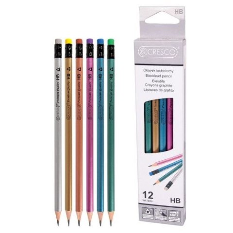 Ołówek Cresco trójkątny 5907464218062 HB Cresco Ołówek Cresco trójkątny 5907464218062 HB Cresco