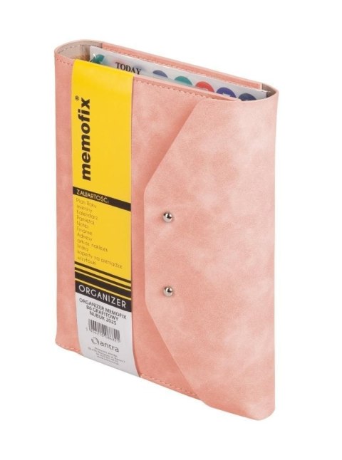 Organizer Antra B6 rózowy NUBUK B6 różowy Antra Organizer Antra B6 rózowy NUBUK B6 różowy Antra