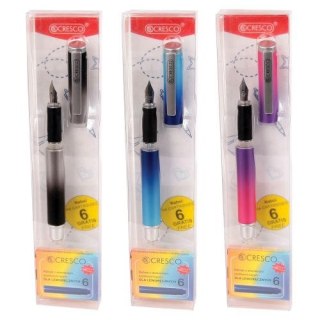 Pióro wieczne Cresco GOPEN RAINBOW + 6nab Cresco