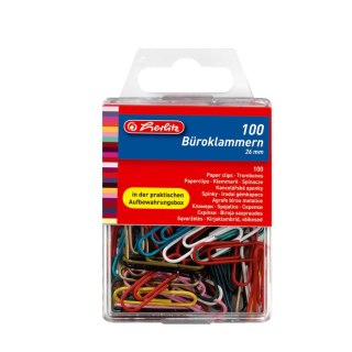 Spinacz okrągły Herlitz 8760811 26mm 100 szt (300000608) Herlitz
