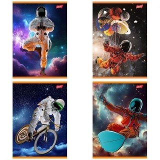 Zeszyt Unipap Spaceman A5 32k. 70g krata Unipap
