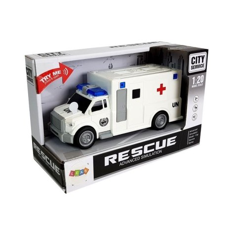 Ambulans Best Way światło i dźwięk (6698) Best Way Ambulans Best Way światło i dźwięk (6698) Best Way