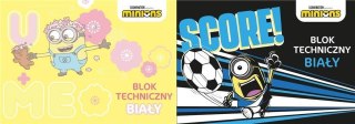 Blok techniczny Beniamin Minionki A4 biały 10k (5627) Beniamin