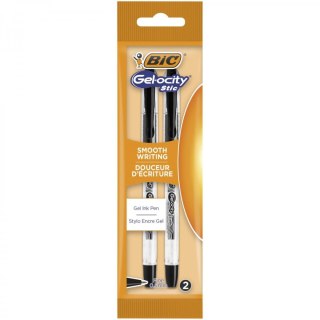 Długopis żelowy Bic 2szt czarny 0,28mm (989708) Bic
