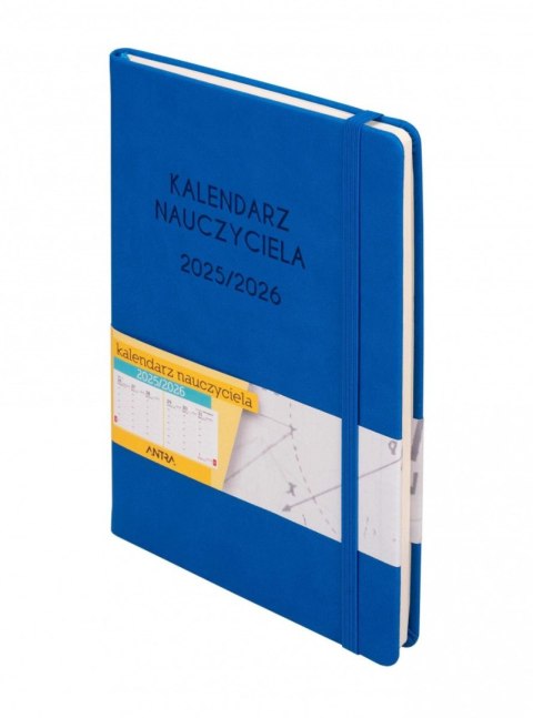 Kalendarz książkowy (terminarz) Antra Nauczyciela niebieski A5 (2025/2026) Antra Kalendarz książkowy (terminarz) Antra Nauczyciela niebieski A5 (2025/2026) Antra
