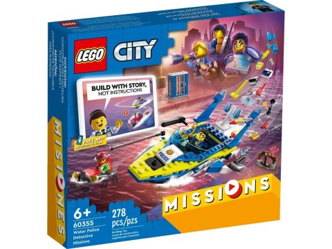 Klocki konstrukcyjne Lego City misja wodnej policji (60355) Lego Klocki konstrukcyjne Lego City misja wodnej policji (60355) Lego