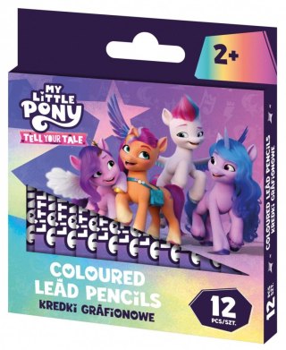 Kredki świecowe Astrapap My Little Pony grafinowe 12 kol. (316024054) Astrapap