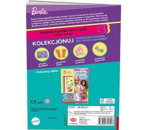 Książeczka edukacyjna Ameet Barbie™. Zabawa modą! (fla 1102) Ameet