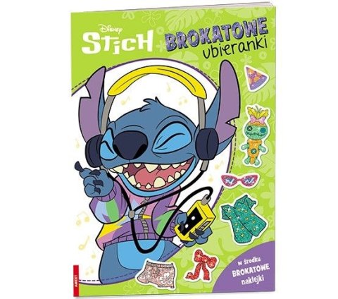 Książeczka edukacyjna Ameet Stich. Brokatowe Ubieranki (SDLB 9109) Ameet
