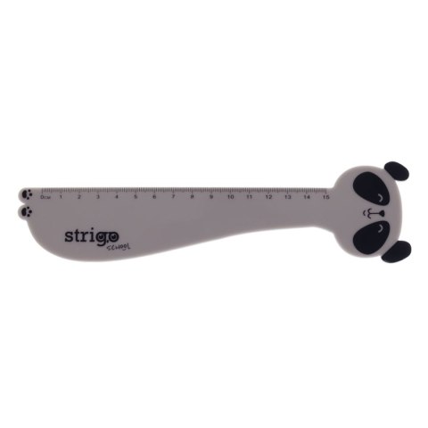 Linijka plastikowa Strigo 15 cm PANDA 15cm (SSC361) Strigo Linijka plastikowa Strigo 15 cm PANDA 15cm (SSC361) Strigo